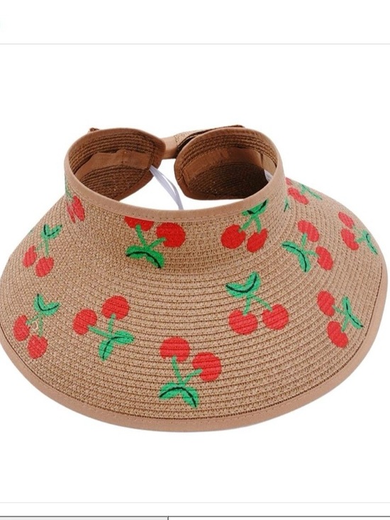 Accessories - Cherry visor beach hat